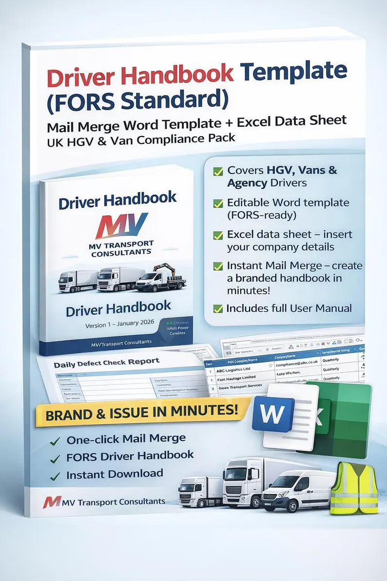 FORS driver handbook product